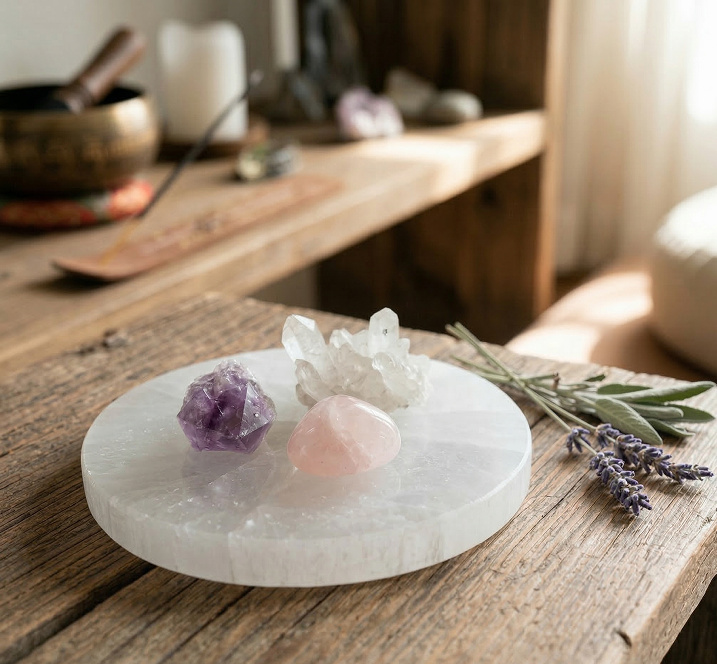 Selenite Charging Plate